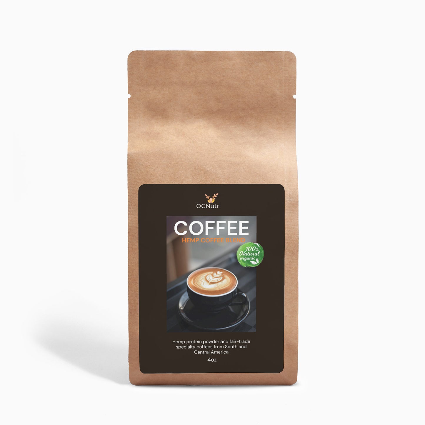 Hemp Coffee Blend - Medium Roast 4oz