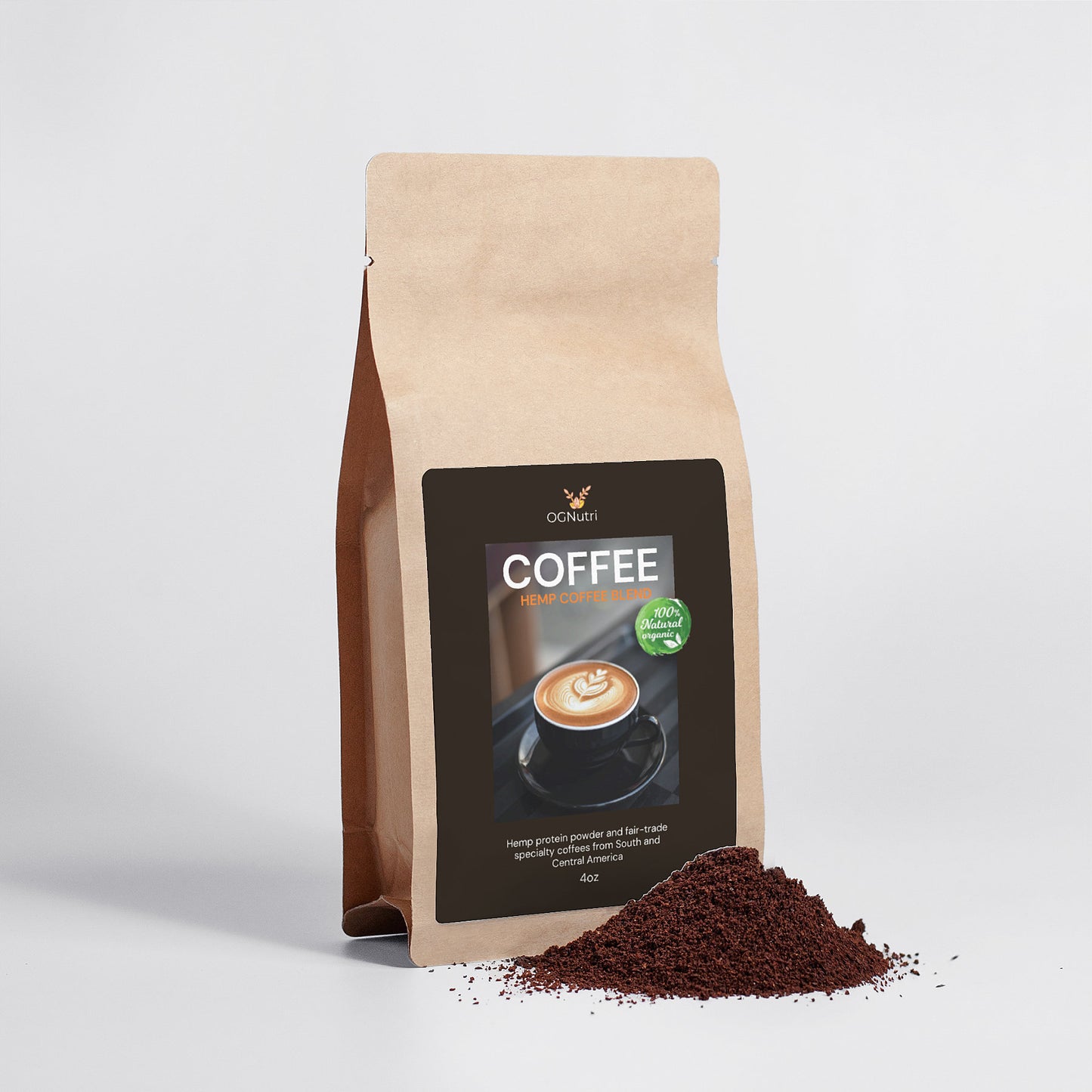 Hemp Coffee Blend - Medium Roast 4oz