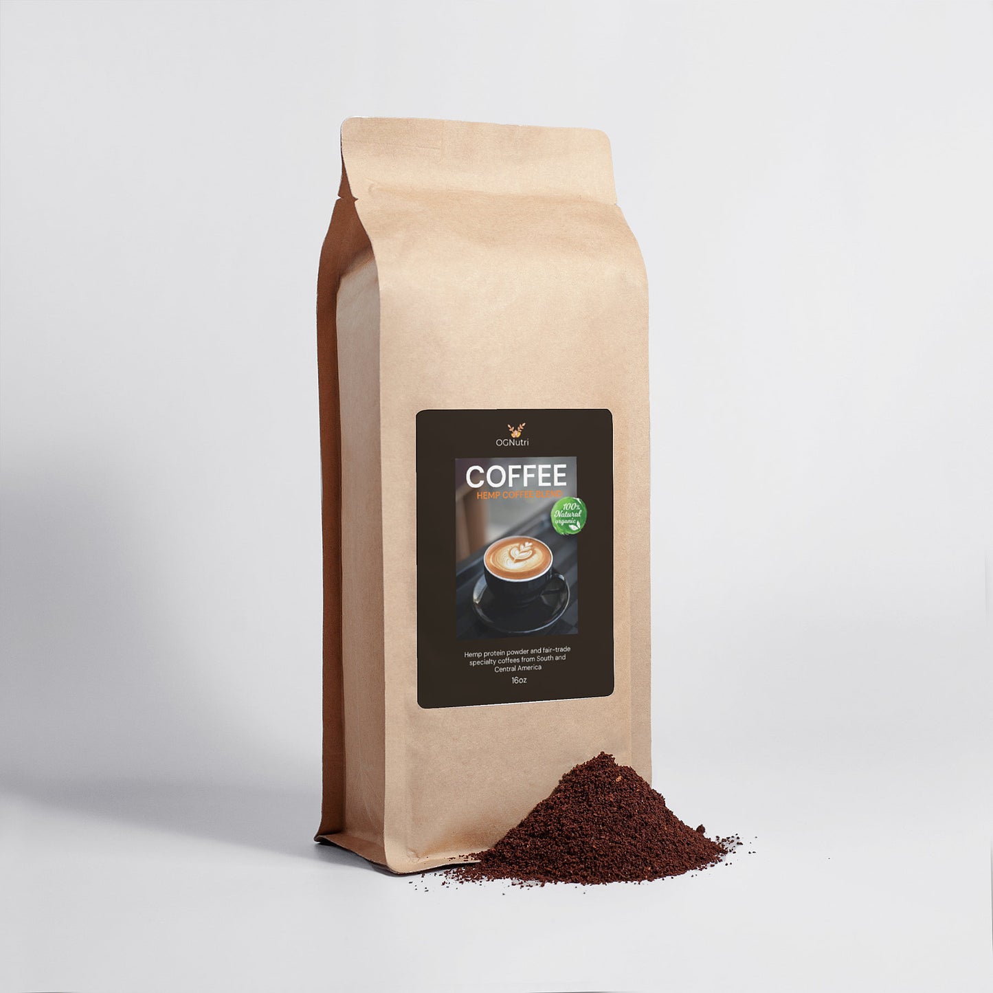 Hemp Coffee Blend - Medium Roast 16oz