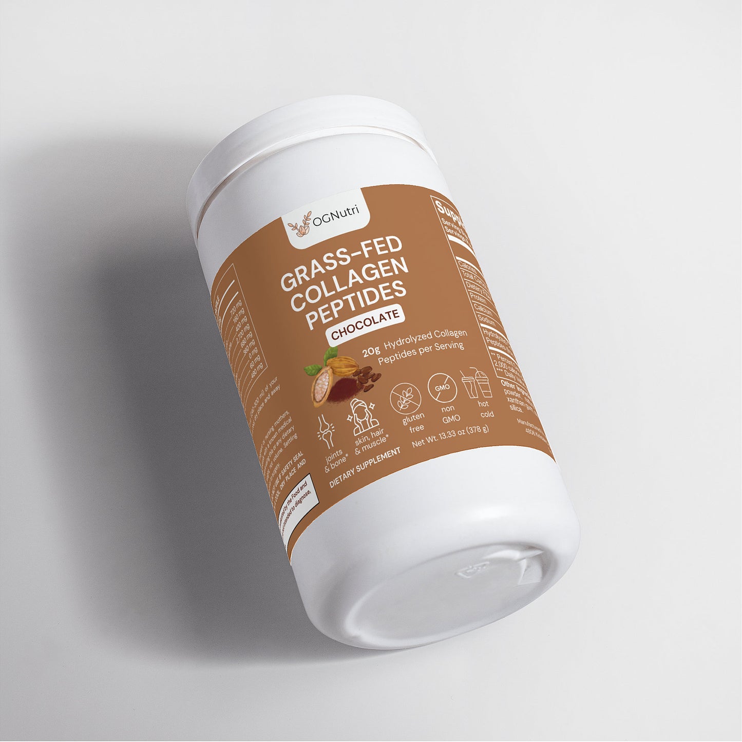 Grass-Fed Collagen Peptides Powder (Chocolate)