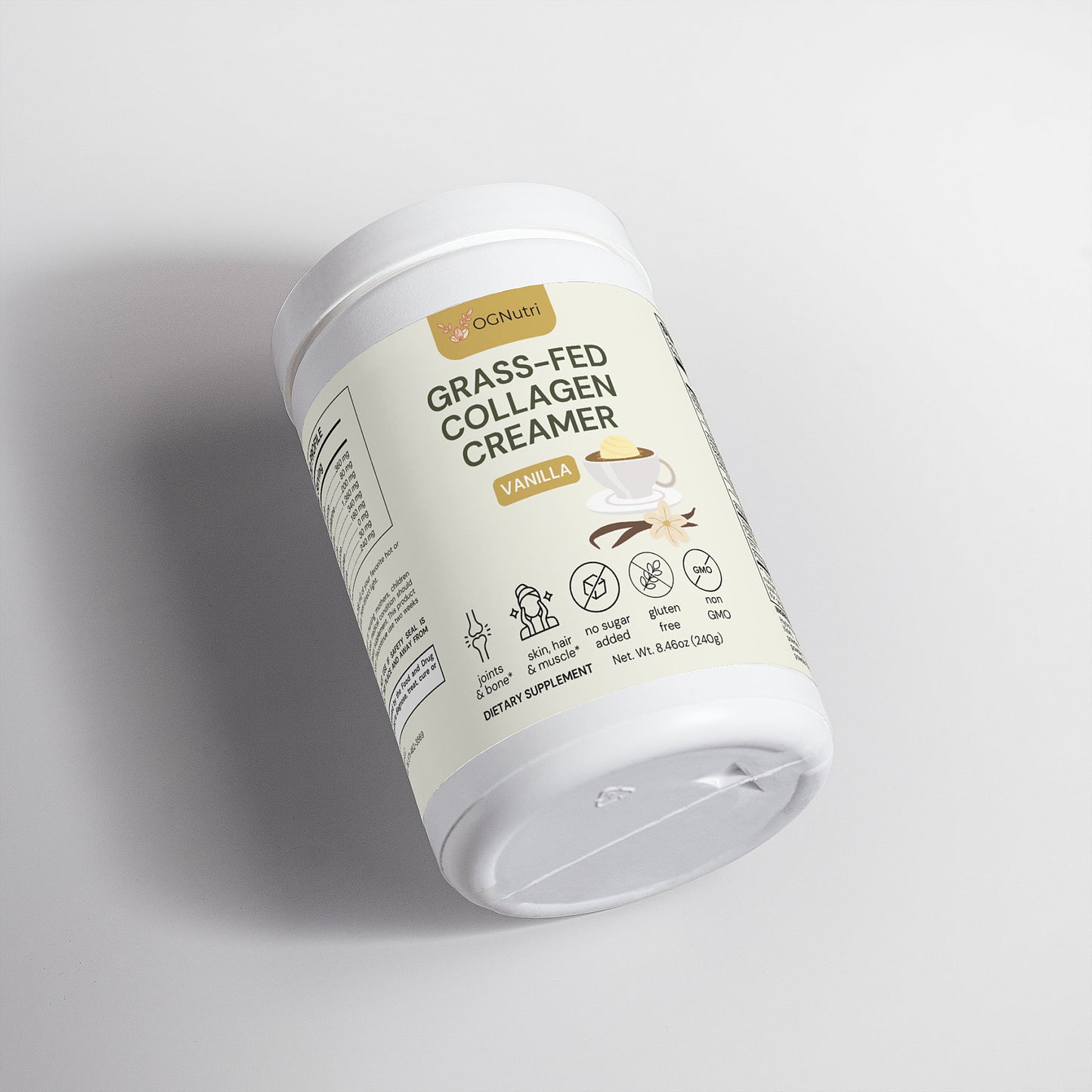 Grass-Fed Collagen Creamer (Vanilla)